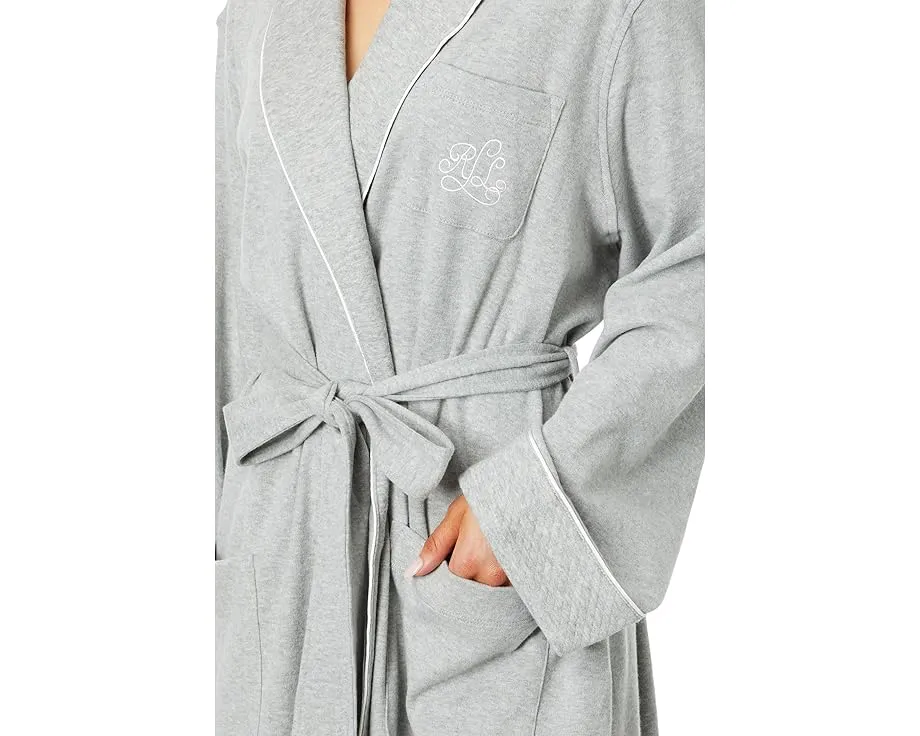 Lauren Ralph Lauren Халат с стеганым воротником и манжетами