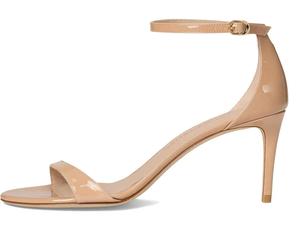 Босоножки Nudist II Sandal 75 на шпильке с глянцевым верхом Stuart Weitzman
