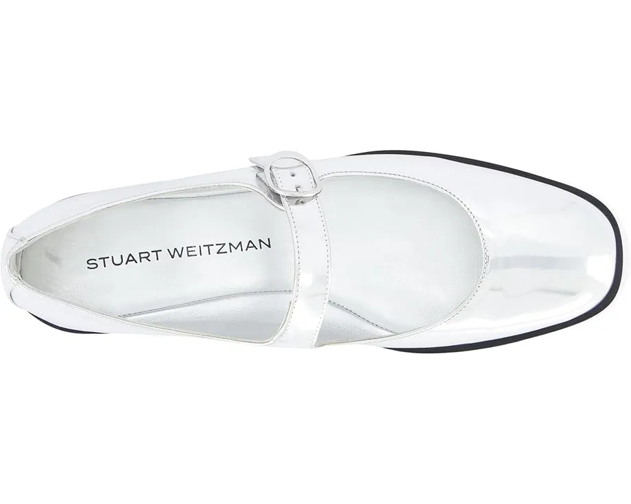 Туфли Loralei Mary Jane от Stuart Weitzman с квадратным носком и низким каблуком