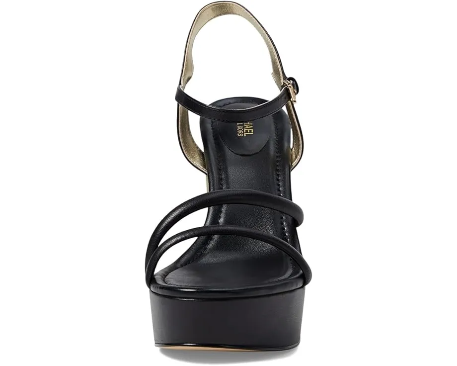 MICHAEL Michael Kors Porter на высокой платформе с ремешками и золотым каблуком