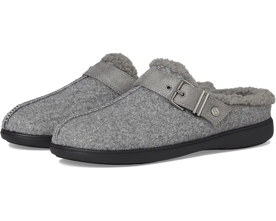 Тапочки-слипоны Bzees Eternity из флиса с искусственным мехом