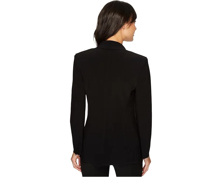 Однобортный жакет Norma Kamali приталенного кроя из эластичного поли джерси