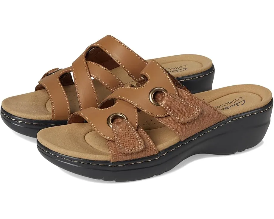 Сандалии Clarks Merliah 2 Cove на клиновидной подошве с застежками на липучках