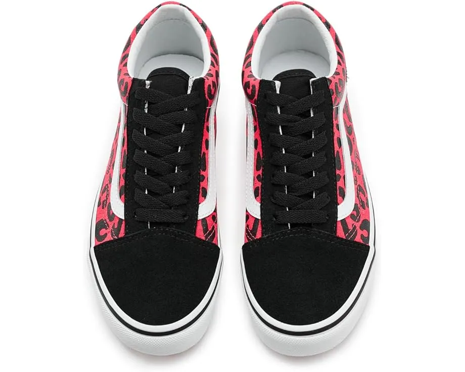 Кеды Vans Old Skool для детей с кожаным верхом и вафельной подошвой