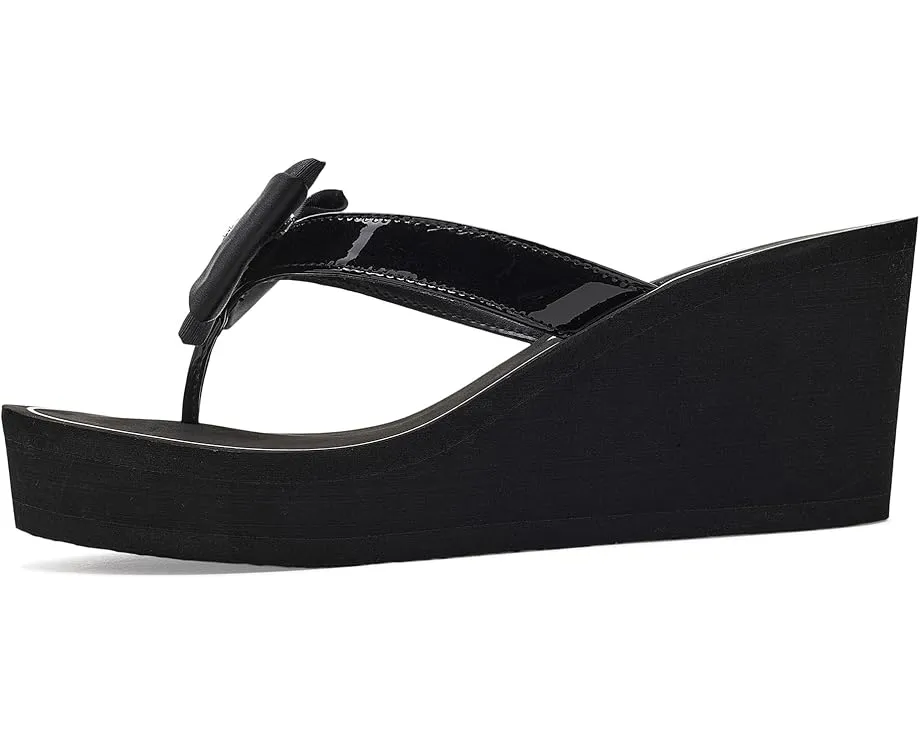 Сандалии GUESS Stazie с бантом и клиновидным каблуком