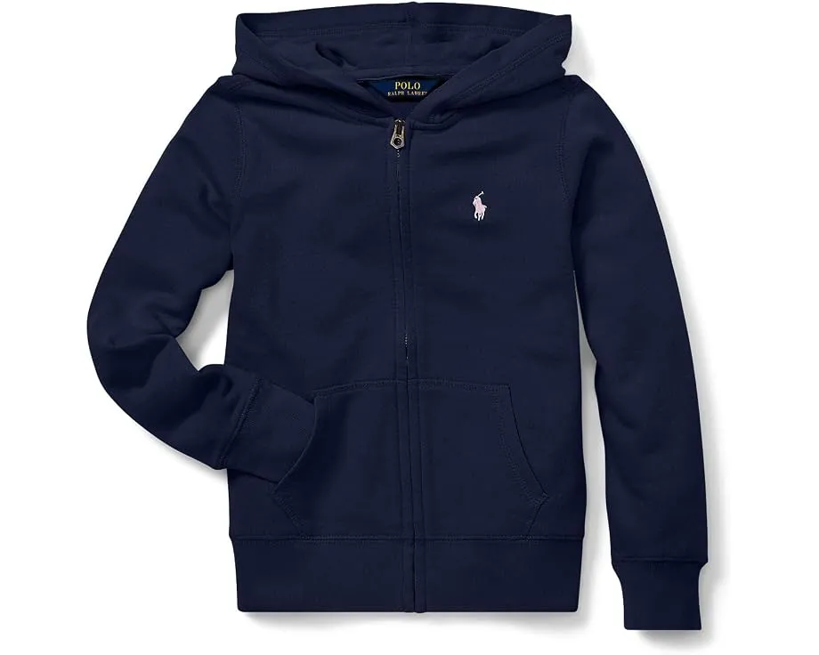Худи Polo Ralph Lauren Kids из мягкого флиса с капюшоном и карманами-кенгуру