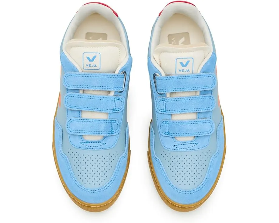 Кроссовки VEJA Kids Small V-90 на липучке с кожаным верхом