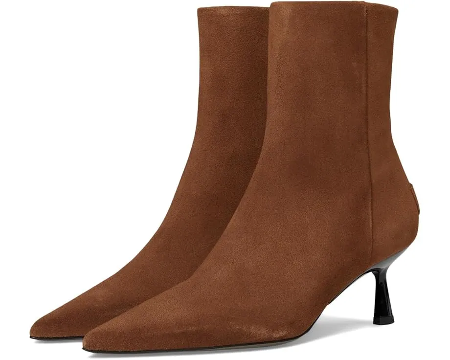 Ботинки Vivian из замши с заостренным носком и шестигранным каблуком AllSaints