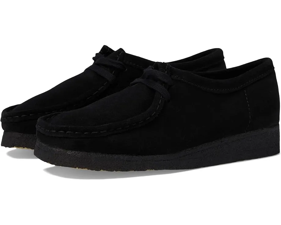 Clarks Wallabee мокасины на шнуровке с подошвой из натурального крепа