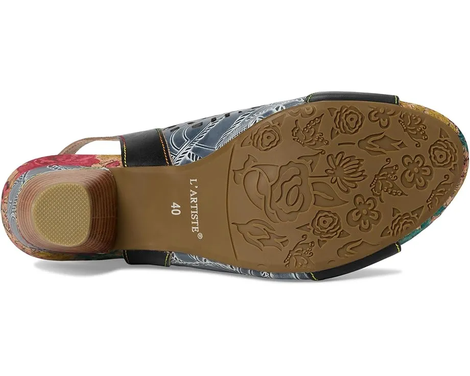 Сандалии Eclipsing с ручной росписью и пробковой стелькой L'Artiste by Spring Step