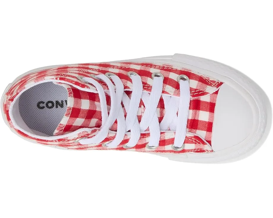 Кеды Converse Chuck Taylor All Star Eva Lift Checkered на платформе с клетчатым принтом