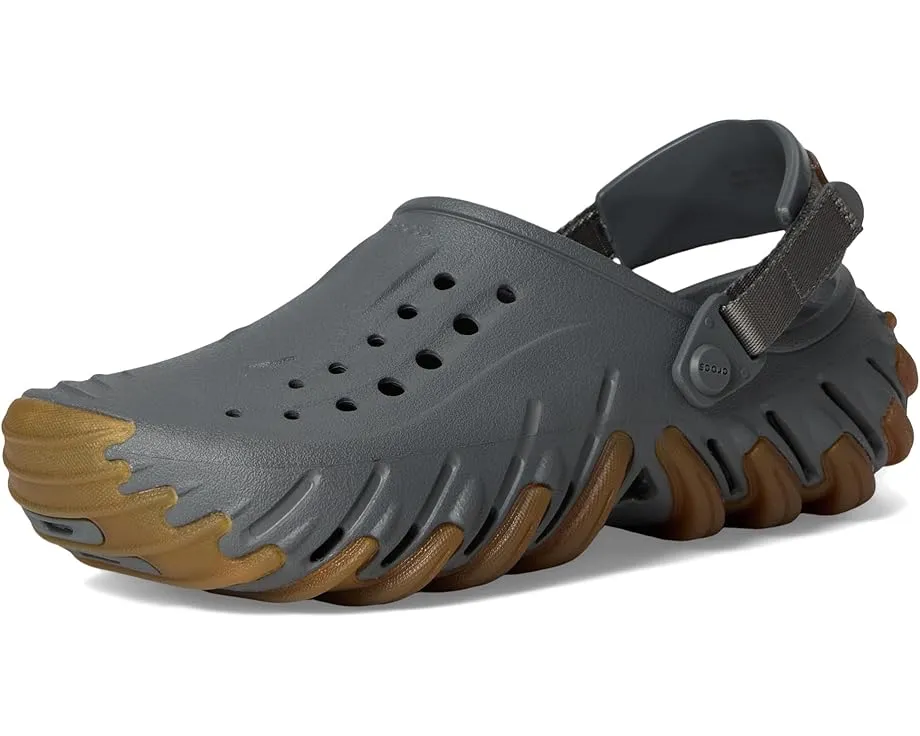 Клоги Crocs Echo Gum Ro с регулируемым задним ремешком и резиновой подошвой