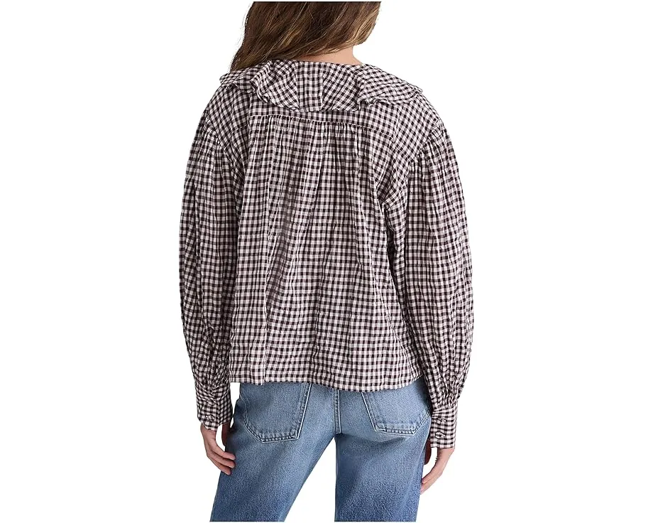 Блузка Madewell Marciana Top с V-образным вырезом и рюшами