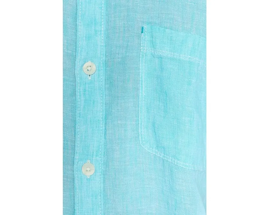 Льняная рубашка Tommy Bahama S/S Paradise Breezer с боковыми разрезами