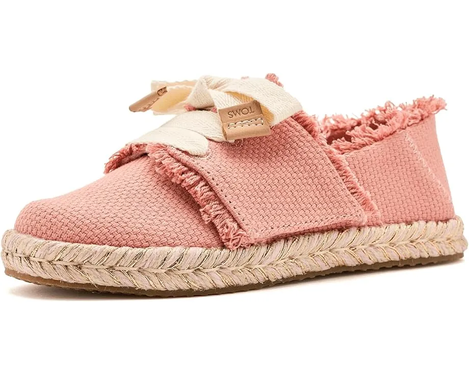 Детские эспадрильи TOMS Carolina на шнурках с платформой
