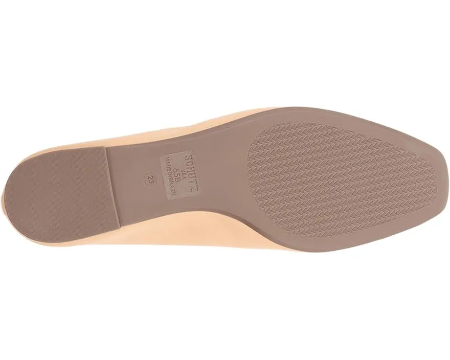 Балетки Schutz Arissa из мягкой кожи с бантом