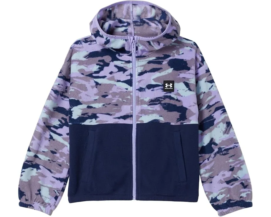 Куртка Under Armour Kids с камуфляжным принтом и полной застежкой-молнией