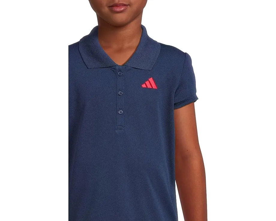 Платье-поло с рюшами для девочки от adidas Kids