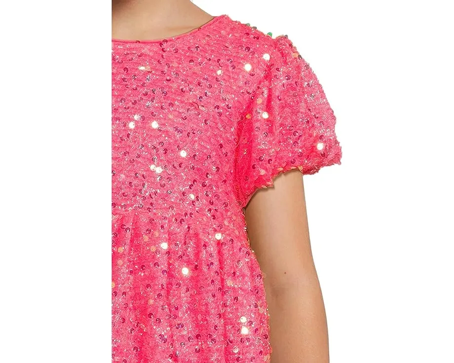 Детское платье Lola and The Boys Margot из бархата со стразами