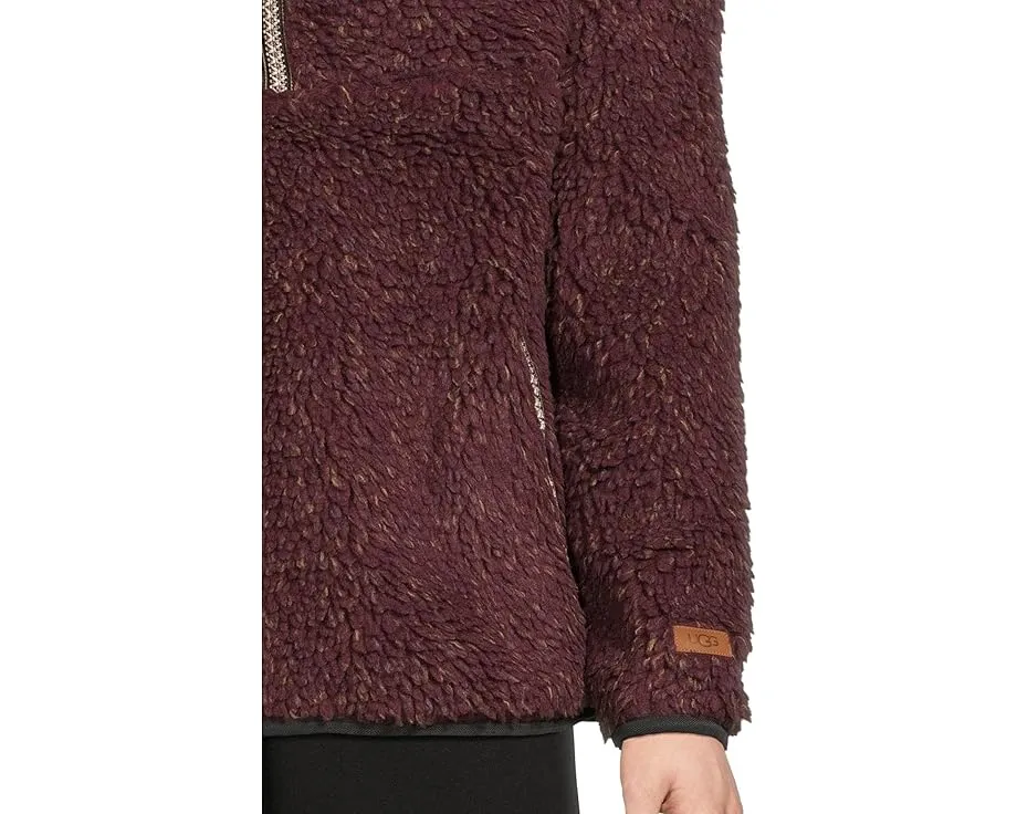 Полузип UGG Uggbraid Confetti из плюшевого флиса