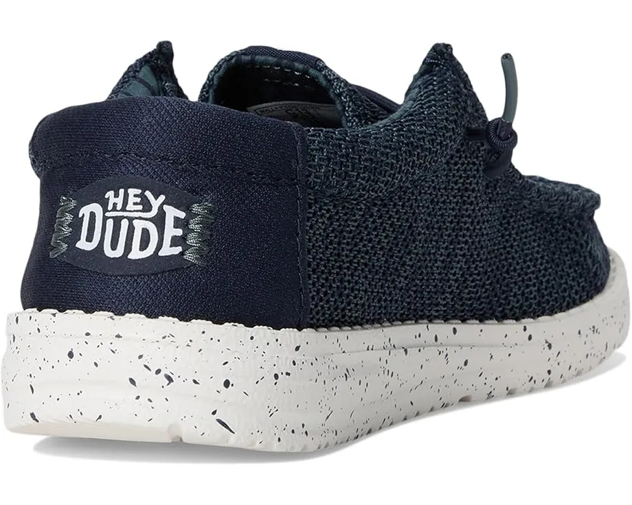 Детские слипоны Hey Dude Wally Stretch Sox с технологией Flex & Fold и съемной стелькой