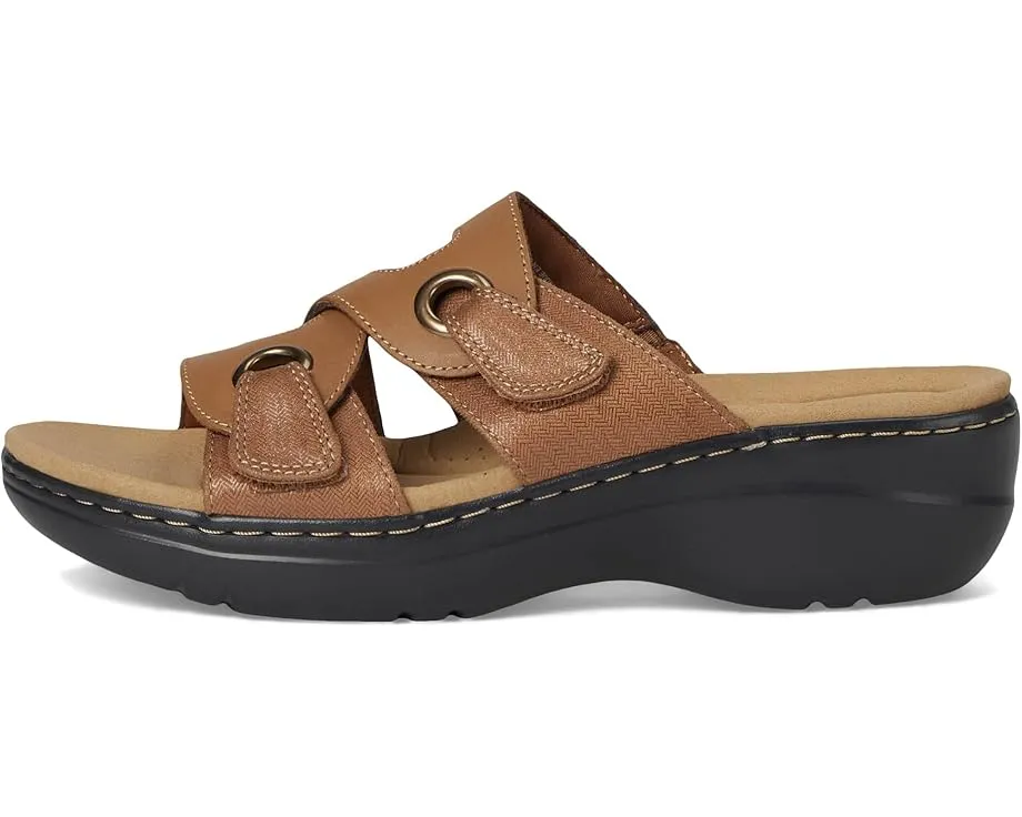 Сандалии Clarks Merliah 2 Cove на клиновидной подошве с застежками на липучках