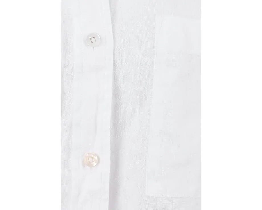 Faherty рубашка Laguna Linen Relaxed из льна с принтом