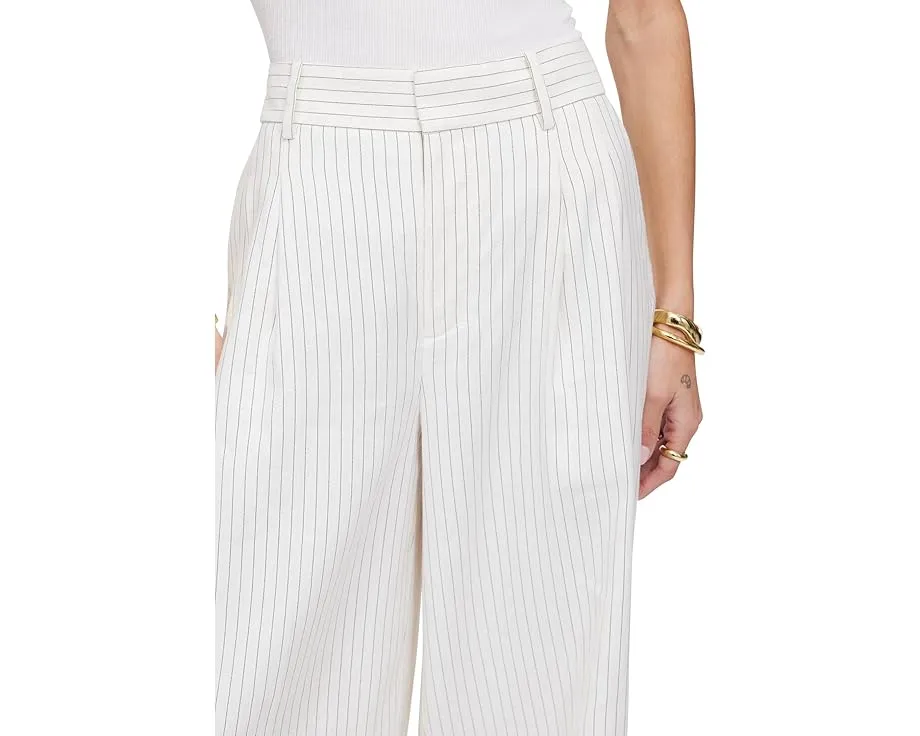 Madewell Superwide Harlow Pinstripe - Cotton Polyester с высоким поясом