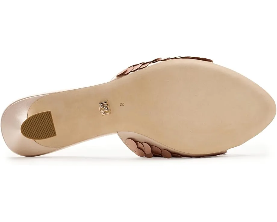 Босоножки Badgley Mischka Winika на устойчивом каблуке с пайетками и открытым носком