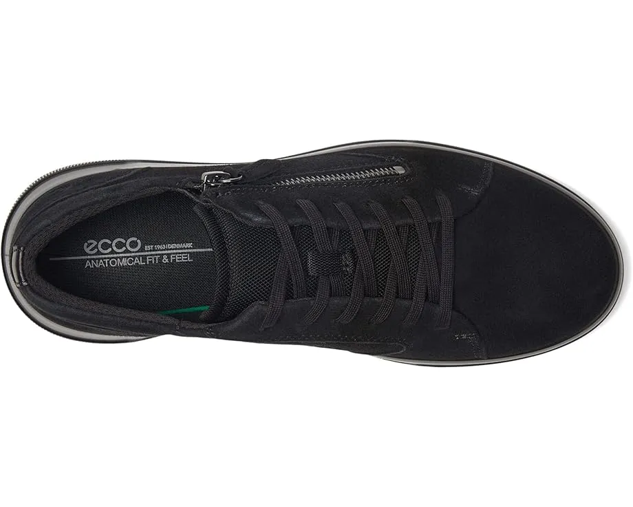 Кроссовки ECCO Move Zip Lace Sneaker из кожи с технологией FLUIDFORM