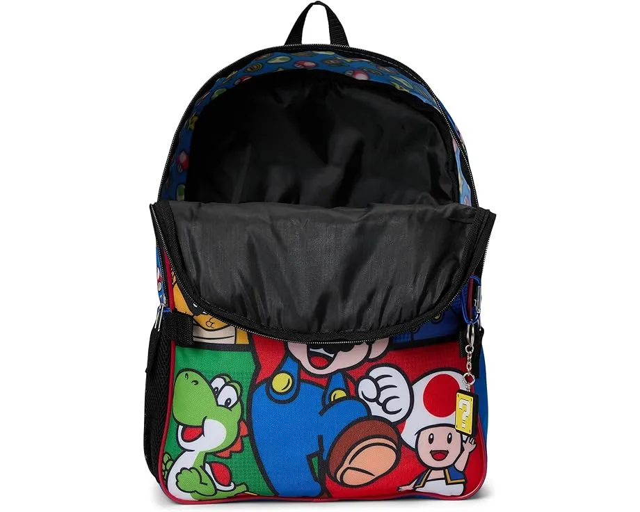 Набор рюкзака Super Mario Bros Power-Ups из 5 предметов для детей от BIOWORLD Kids