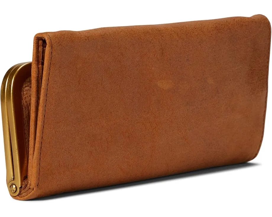 Кожаный клатч HOBO Rachel с магнитной застежкой и карманами