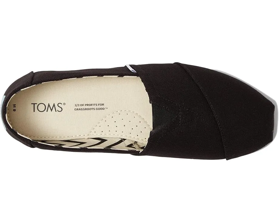 Классические эспадрильи TOMS с супинатором и стелькой из замши