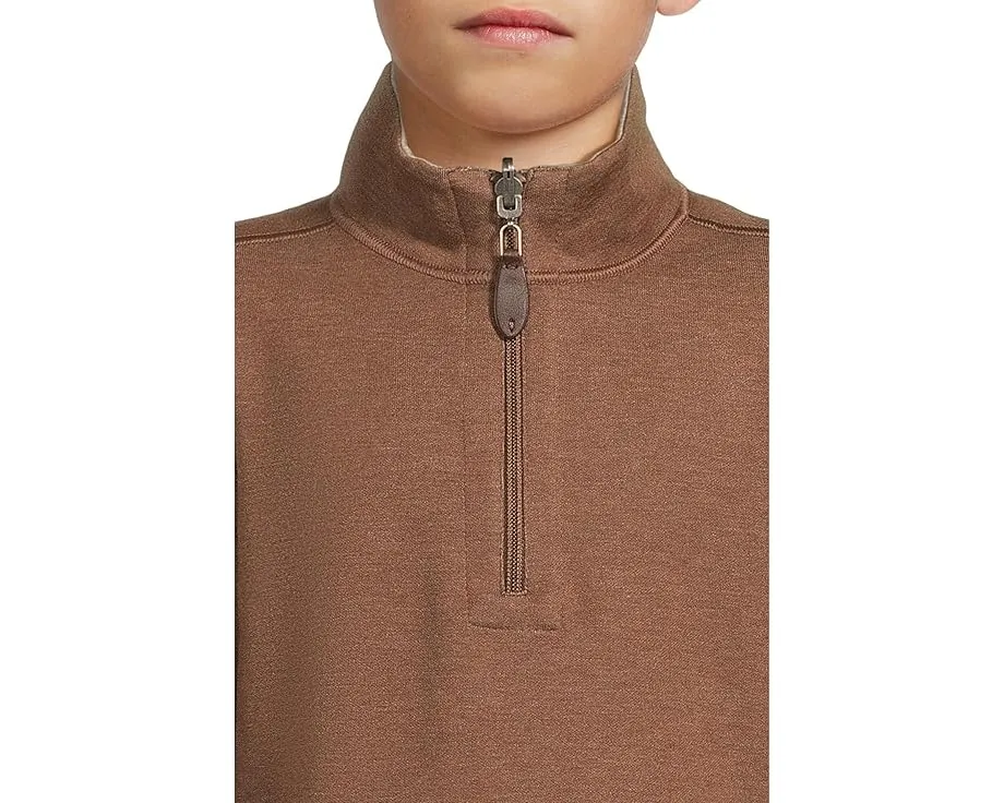 Реверсивная кофта Johnston & Murphy Kids с молнией на четверть и воротником стойкой