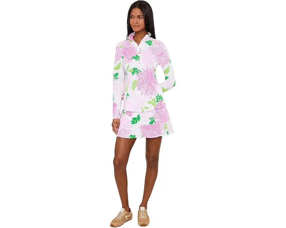 Lilly Pulitzer пуловер Justine 1/2 Zip UPF 50+ с защитой от солнца