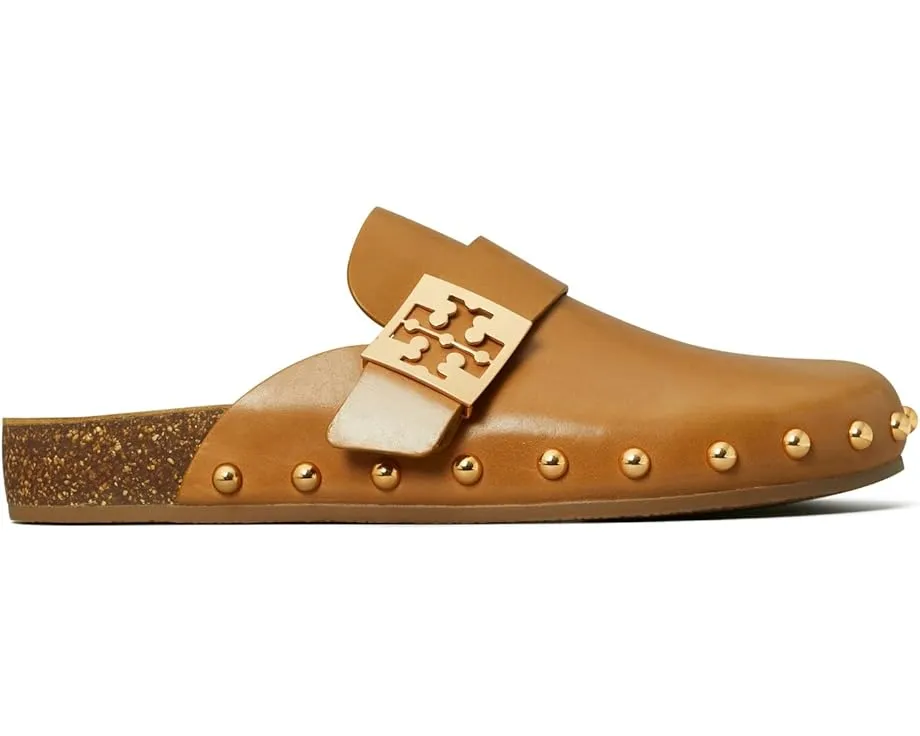Мюли Tory Burch Mellow Stud с ремешком и металлическим логотипом