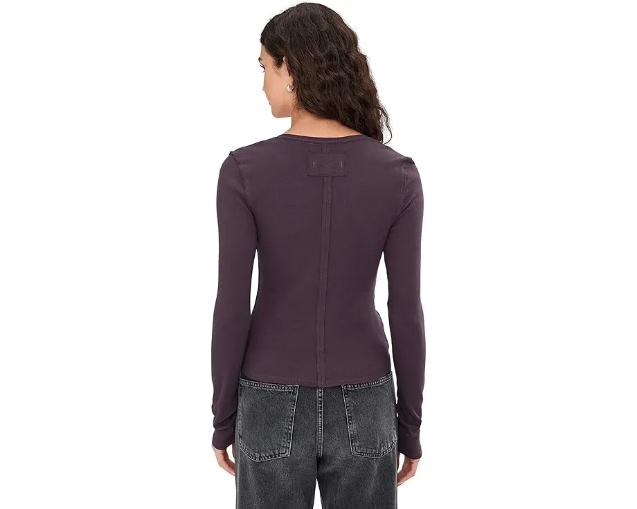 Облегающая блуза Neria с длинным рукавом от Free People и V-образным вырезом