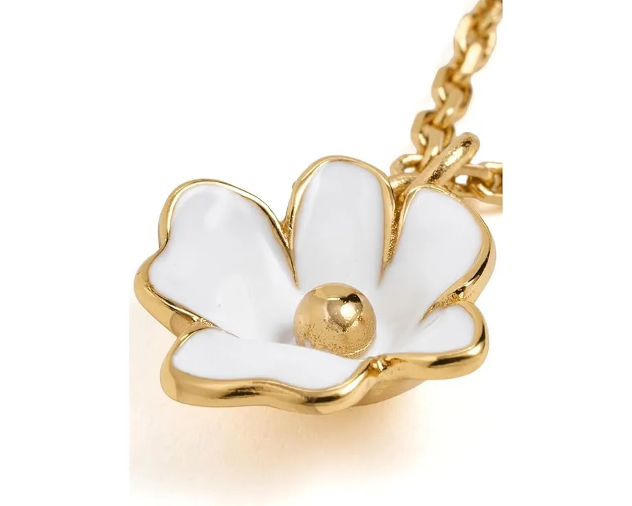 Подвеска Kate Spade New York Golden Bloom Flower из металла и перламутра