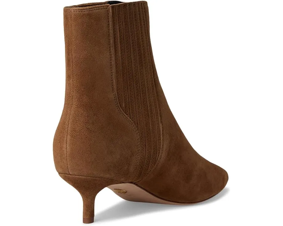 Ботильоны Lisa 45 на котячьем каблуке с ребристой деталью Veronica Beard