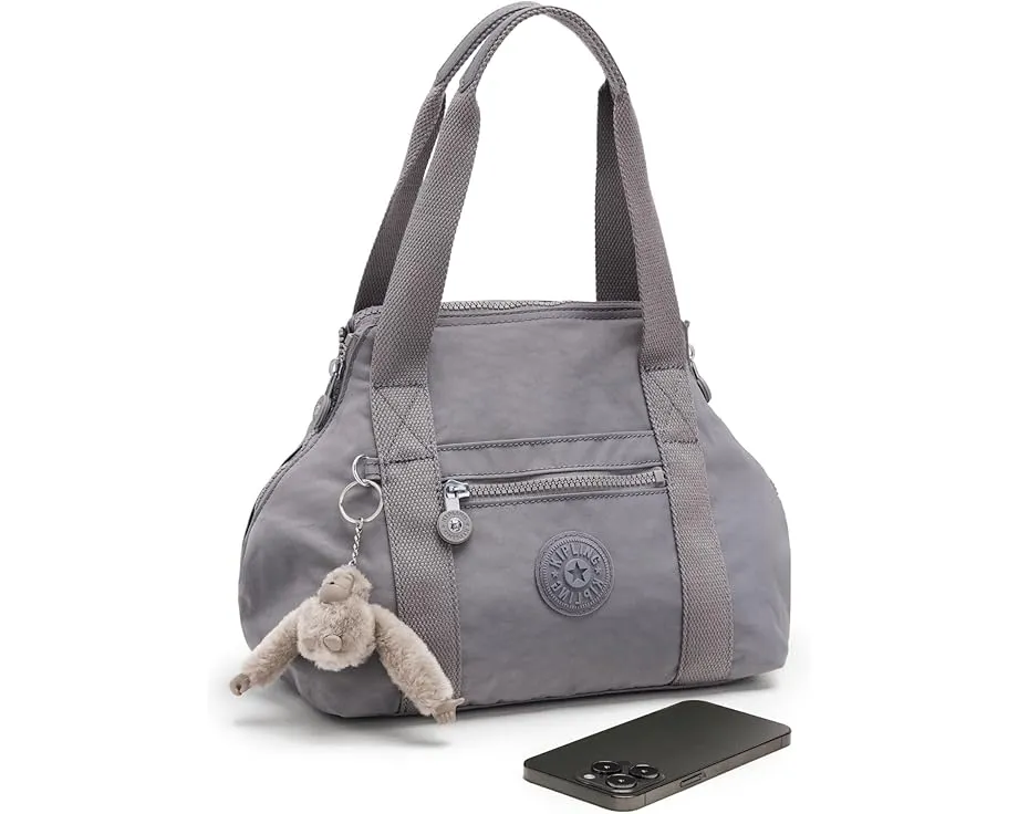 Сумка-тоут Kipling Art Mini с геометрическим принтом и съемным ремнем