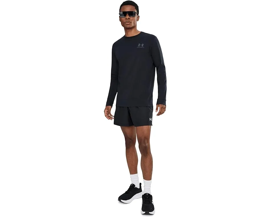 Лонгслив Under Armour Sportstyle с принтом на груди и технологией Charged Cotton