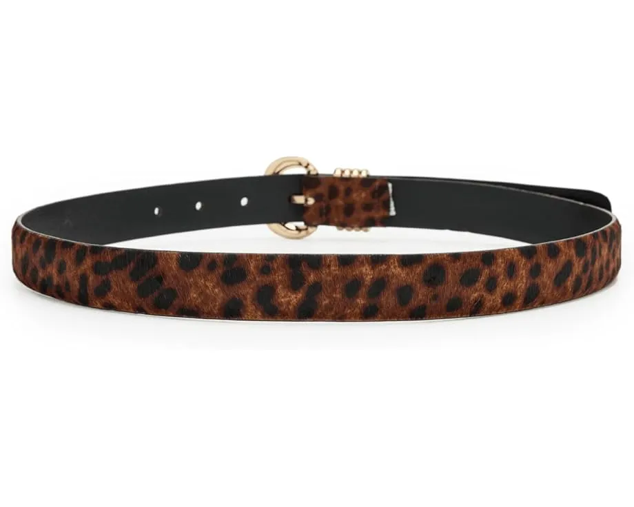 Ремень Madewell Inez с леопардовым принтом из кожи теленка