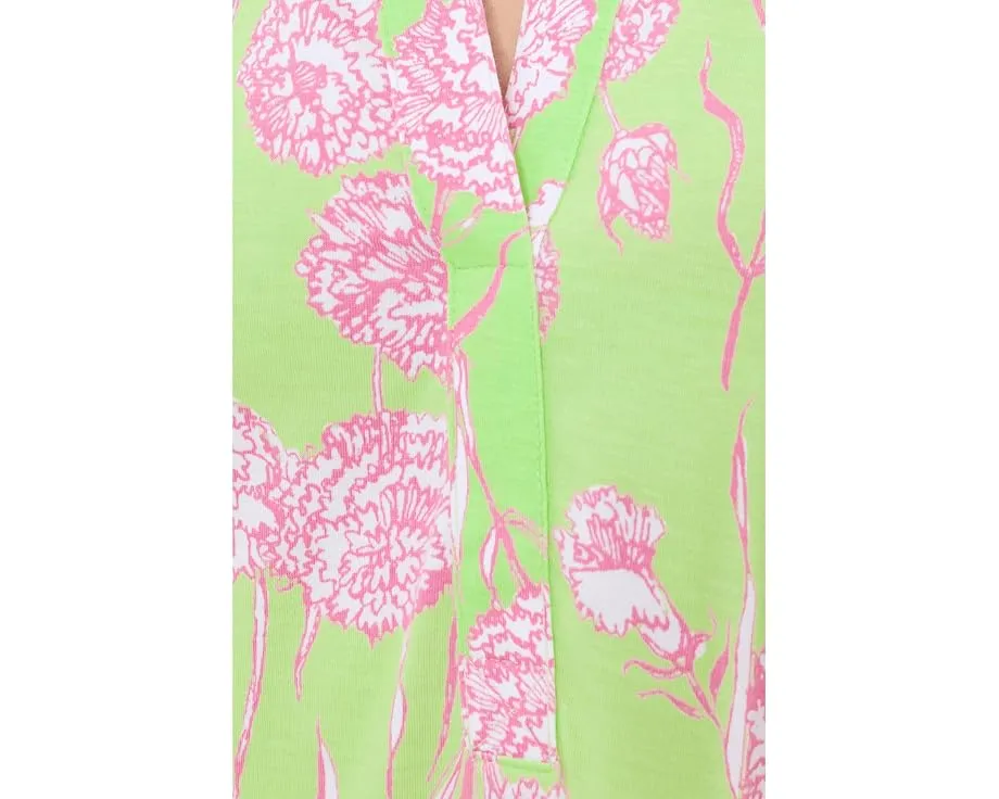 Платье Lilly Pulitzer Riegan с присборенной талией и короткими рукавами
