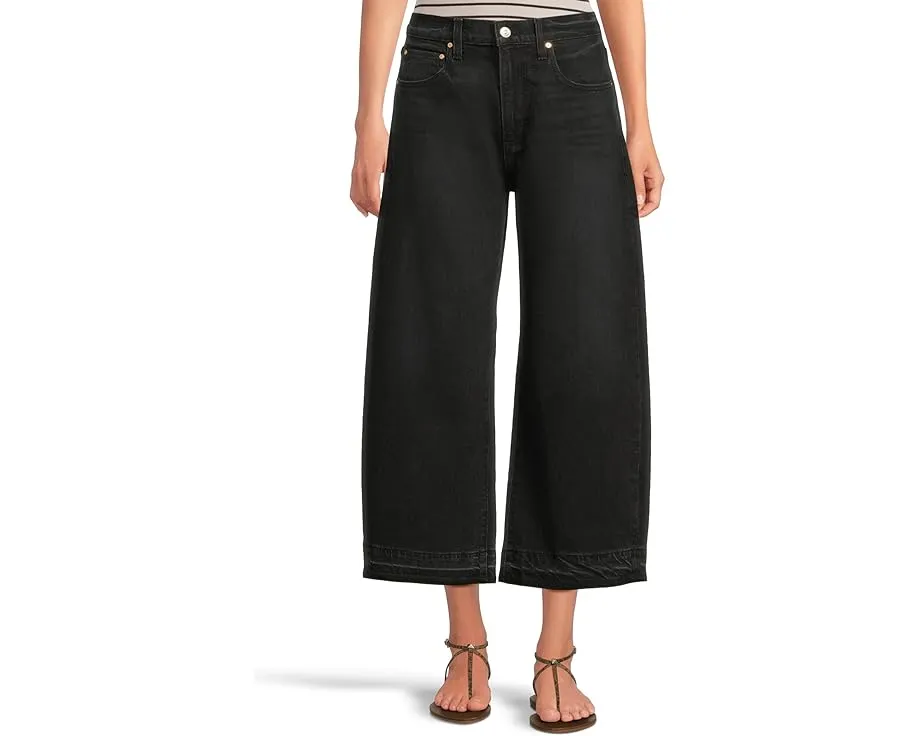 Джинсы Paige Arellia Ankle Petite With Undone Finished Hem In Black Void для миниатюрных