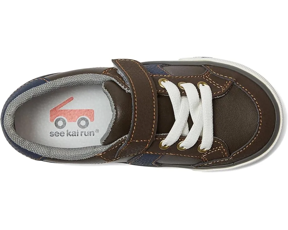 Детские кроссовки Connor с перекрестными шнурками и резиновым мыском от See Kai Run