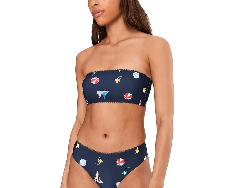 Топ-бандо BeachClub от Seafolly со съемной бретелью и чашками