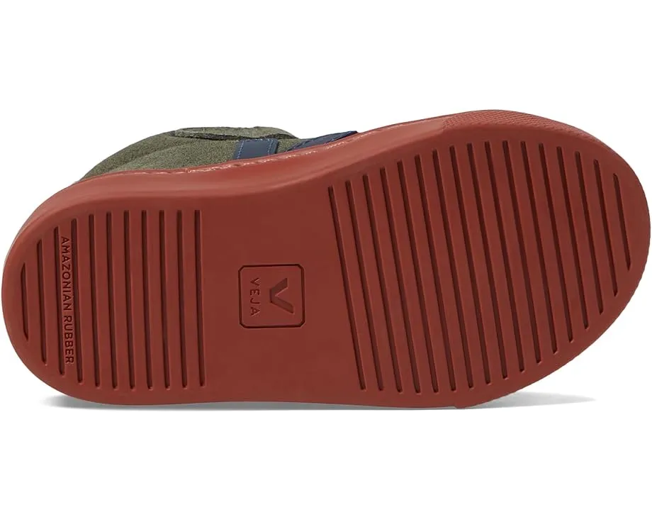 Детские зимние кроссовки VEJA Small Esplar Mid с круглым носком и застежкой на липучках