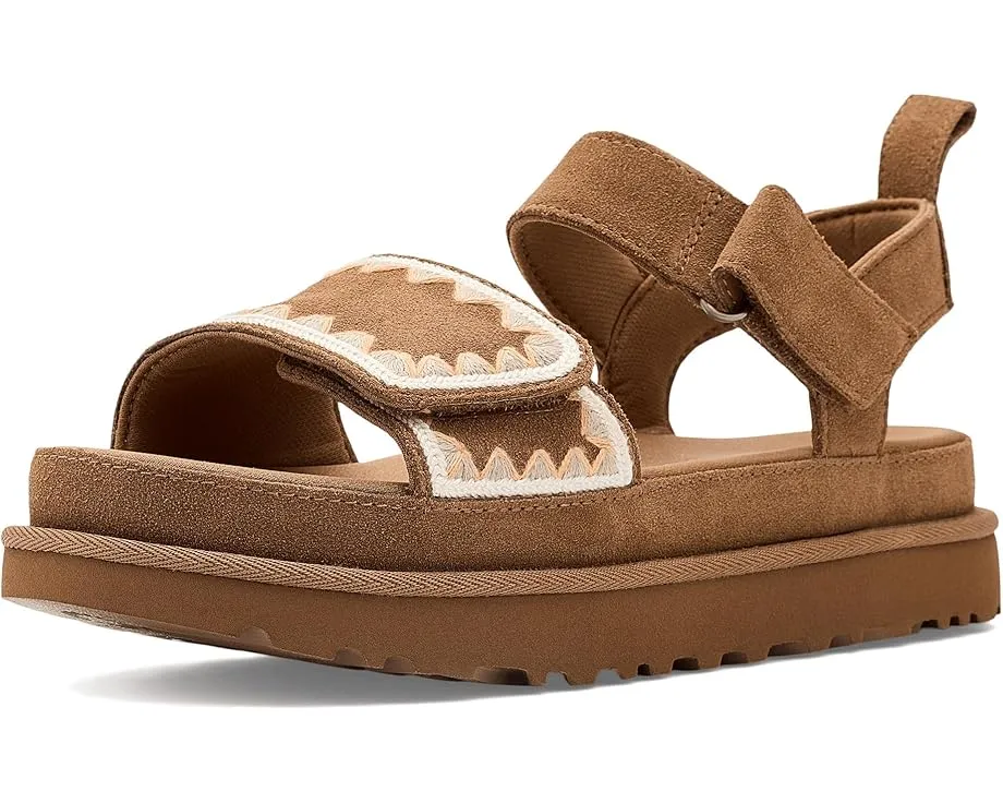 Сандалии UGG Goldenstar Artistitch с вышивкой и регулируемой лямкой