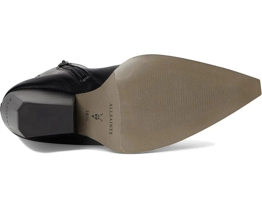 Ботильоны AllSaints Rizzo из мягкой кожи с квадратным носком