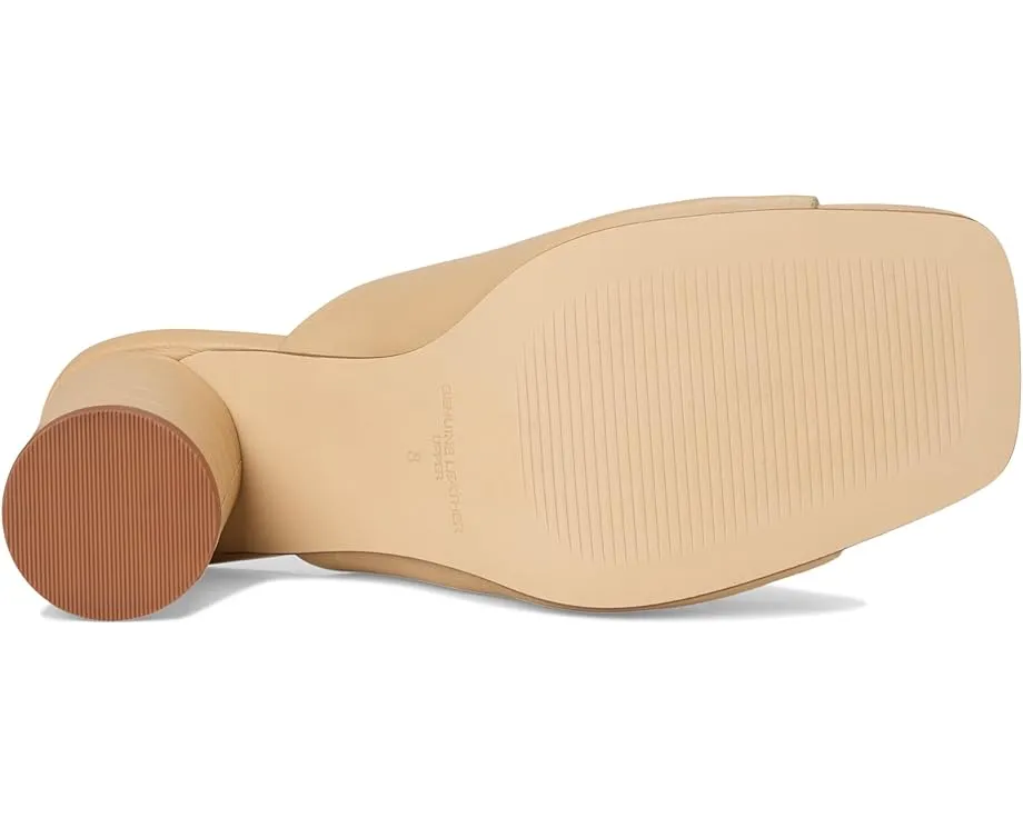 Босоножки Karah с открытым квадратным носком и ребристым каблуком